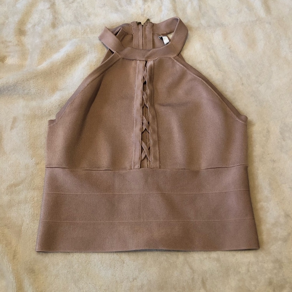 Guess Brown Crop Top